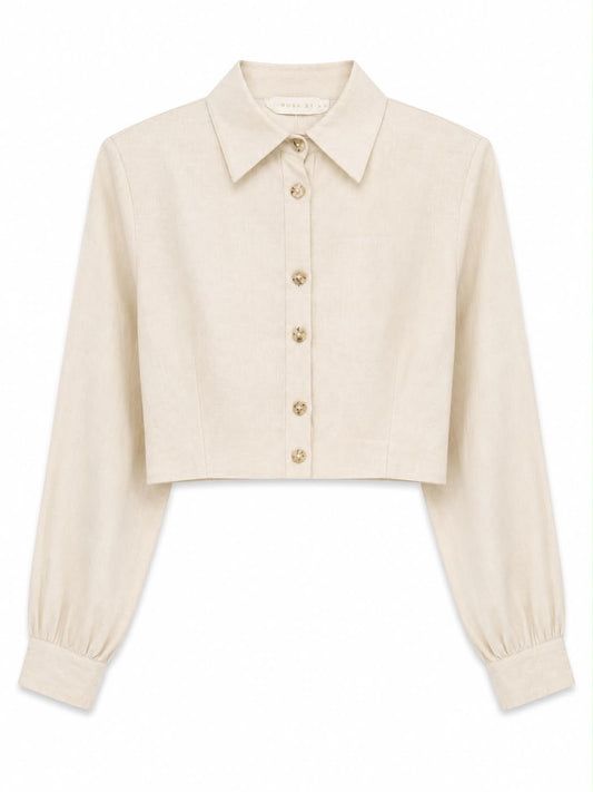 Camisa Linho Elegante Lilian
