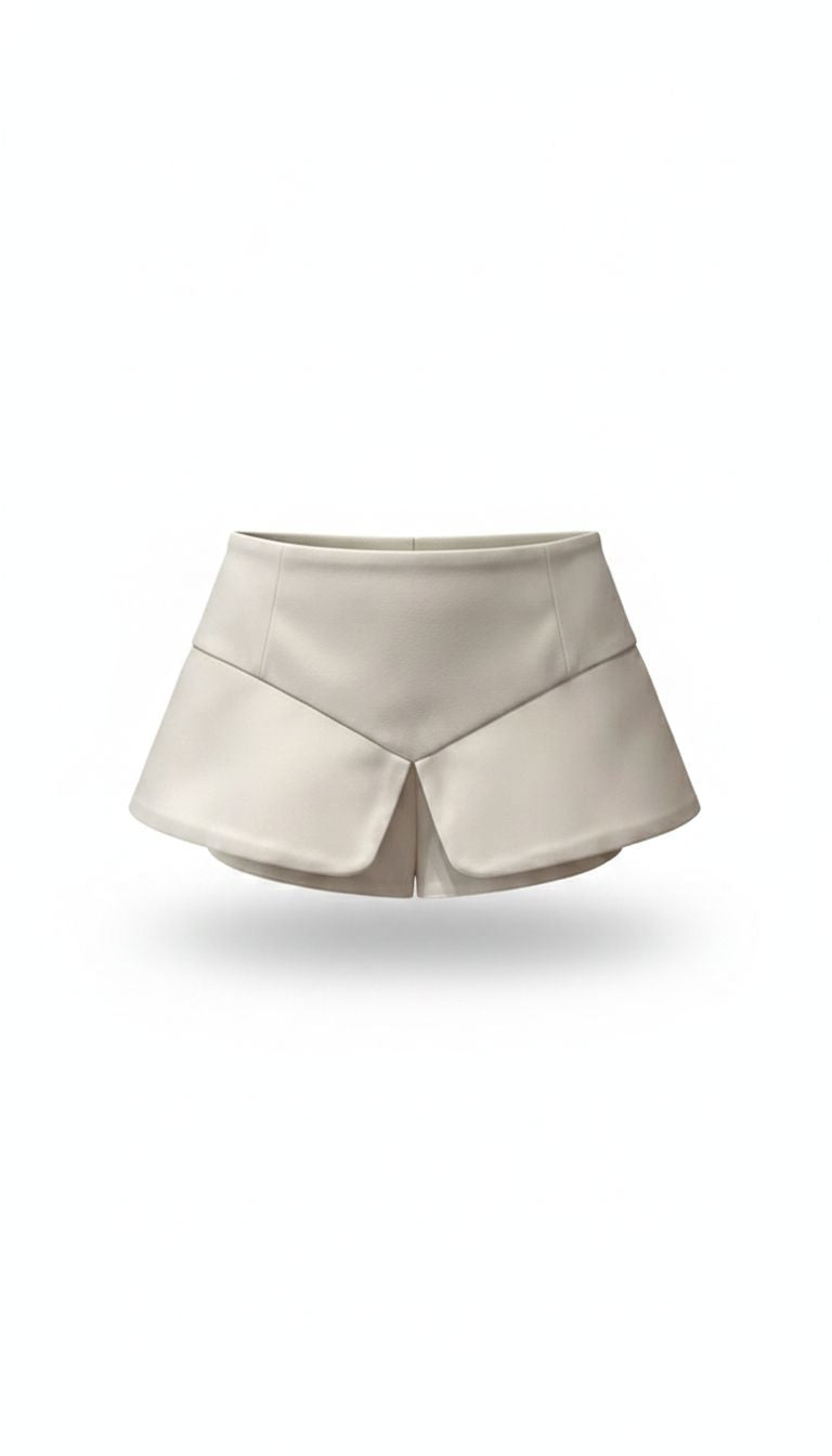 Cinto peplum da marca Wanessa Lopez Concept, com design elegante e detalhes em tecido, usado na cintura de uma roupa.