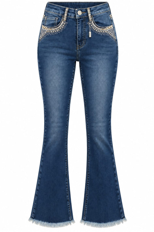 Calça Flare Blue Ranch