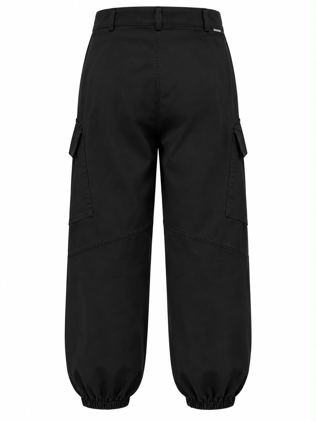 Calça Cargo Cintura Média com Bolsos na Lateral