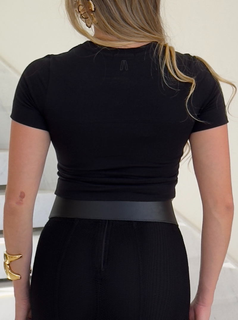 Cropped Cruzado Manguinha