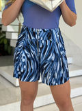 Short Azul com Preto