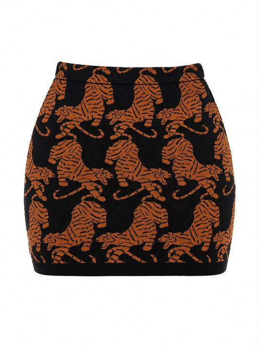 Saia Cropped Tigres Copacabana