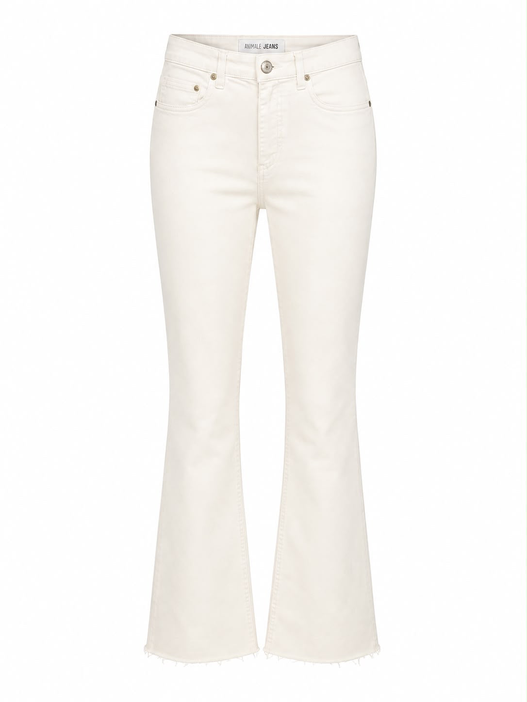 Calça Sarja Boot Basic High Barra Desconstruida