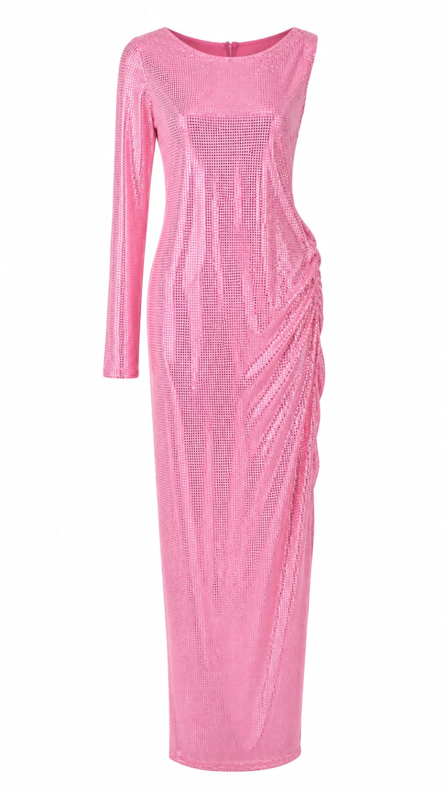 Vestido Longo Brilho Nula Manga