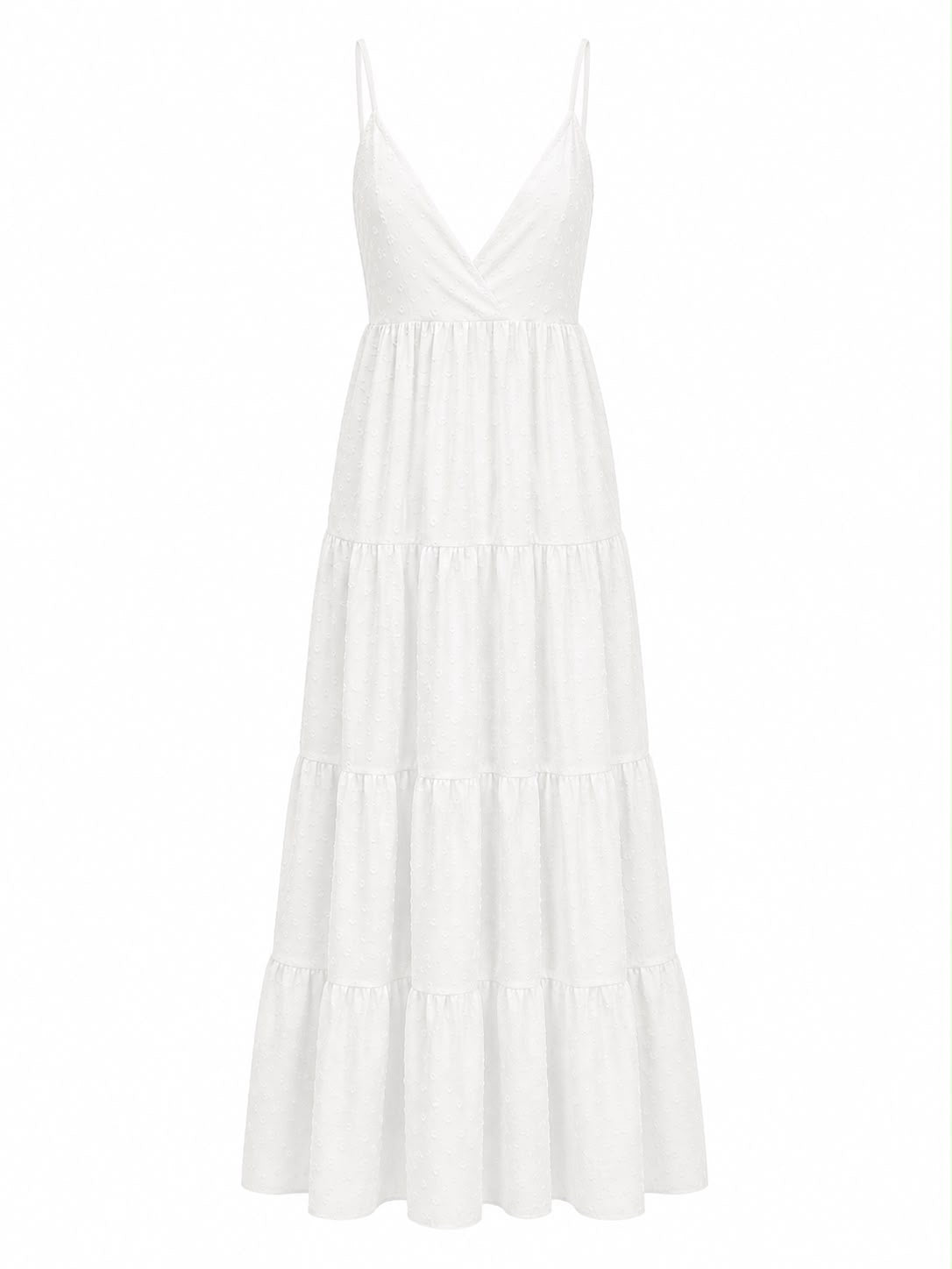 Vestido Fluido Leve de Poa Coração