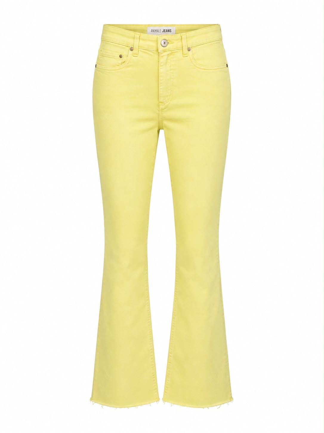 Calça Sarja Boot Basic High Barra Desconstruida