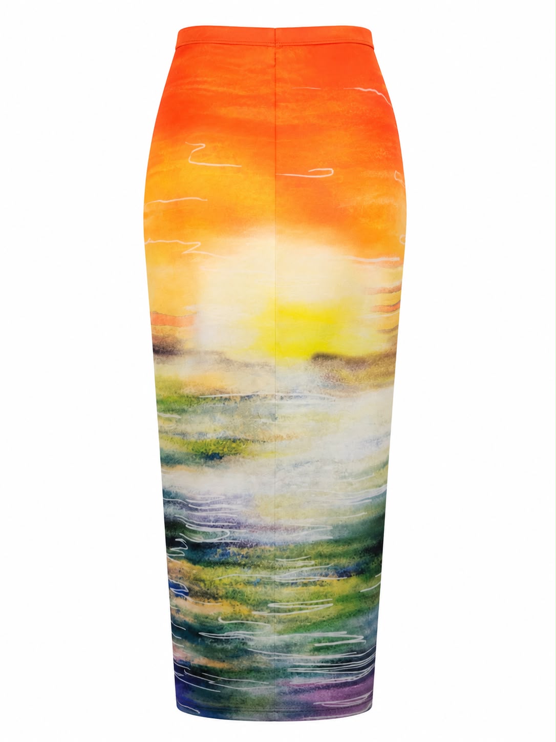 Saia Midi Solis Estampado