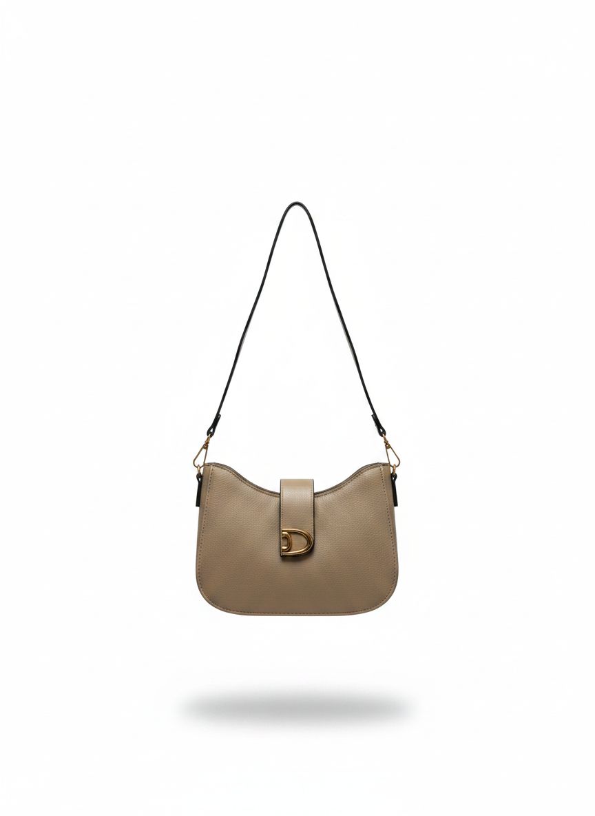 Bolsa feminina de couro ecológico Pandora da Wanessa Lopez Concept, com alça e detalhes em estilo elegante.