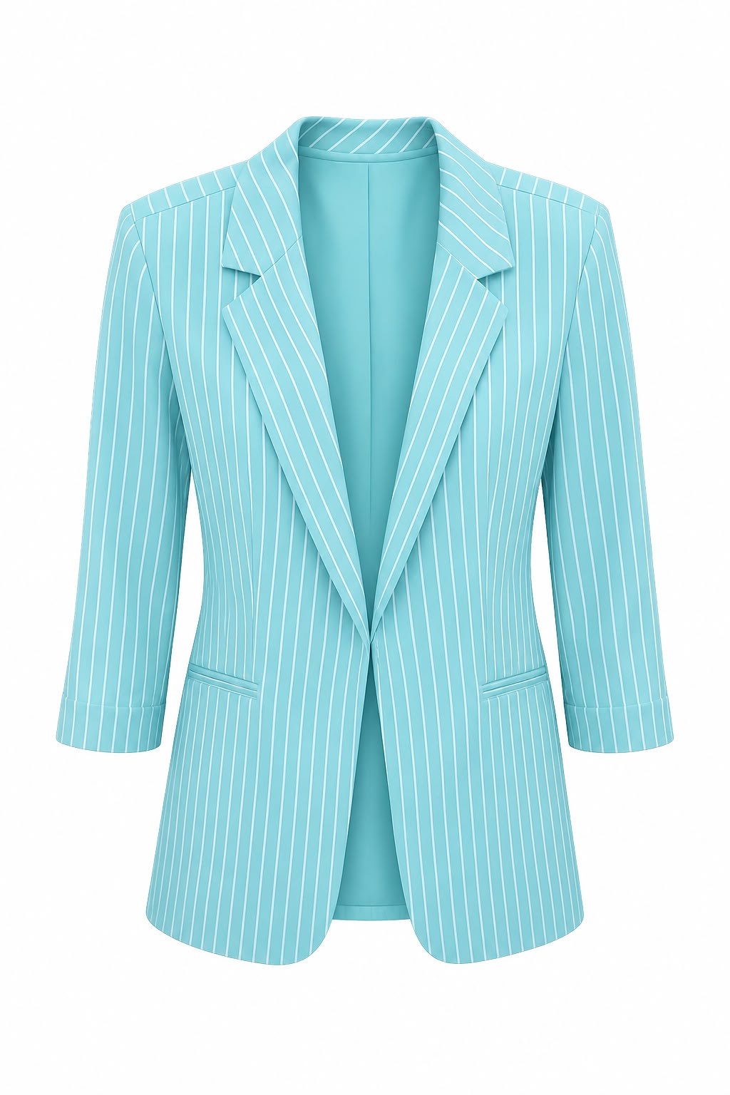 Blazer Linho Risca De Giz
