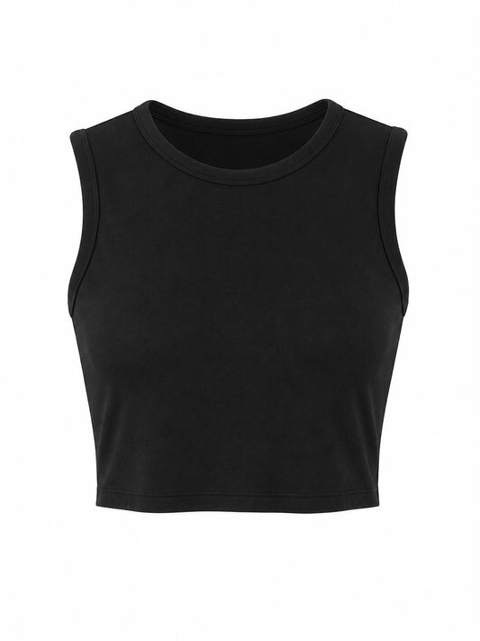 Blusa Curta Cropped Tropical