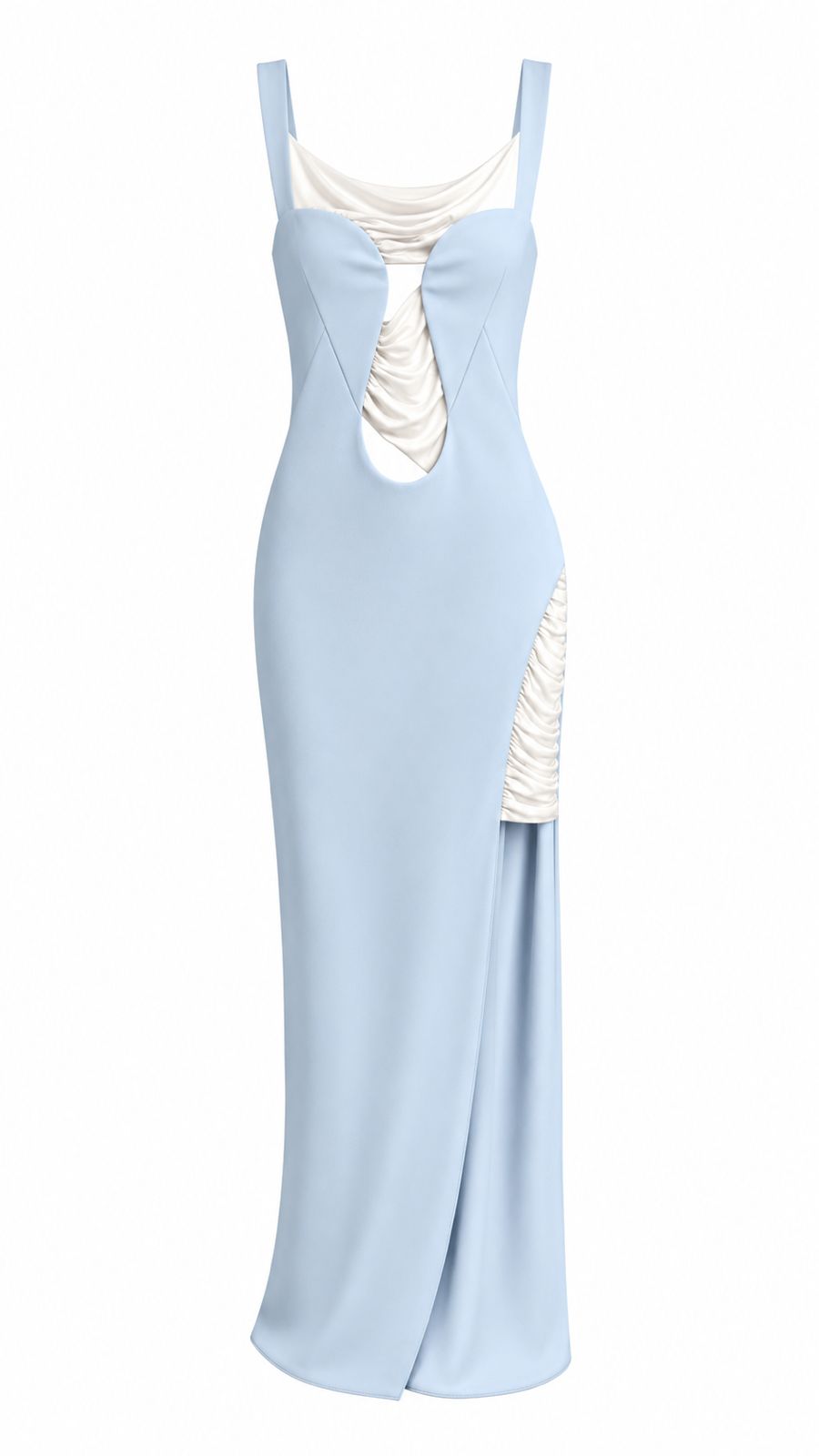 Vestido Assimétrico Com Fenda
