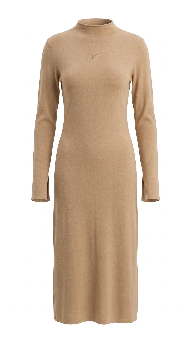 Vestido Malha Basic Aberturas