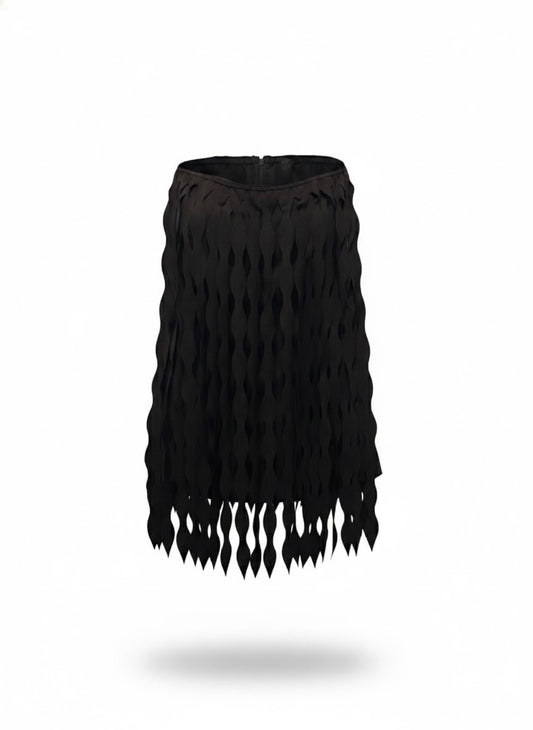 Vestido Franjas A Laser