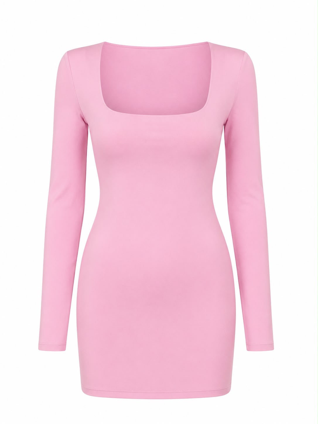 Vestido Curto Ombreira Decote Quadrado