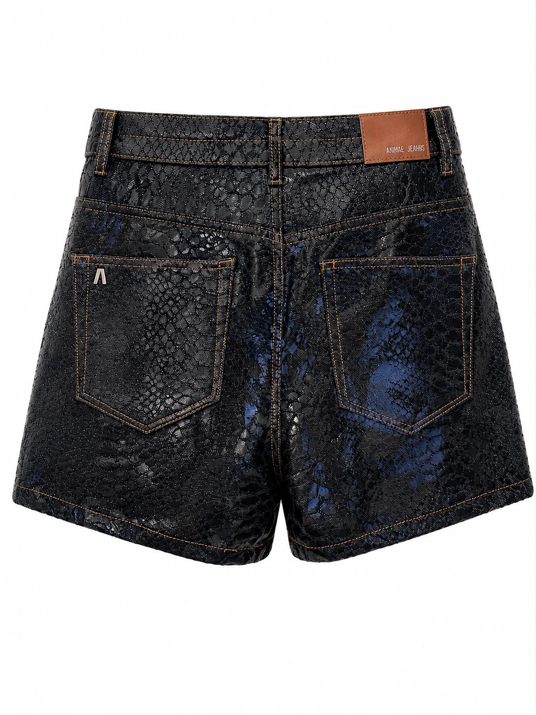 Short Jeans Basic Texturizado Croco