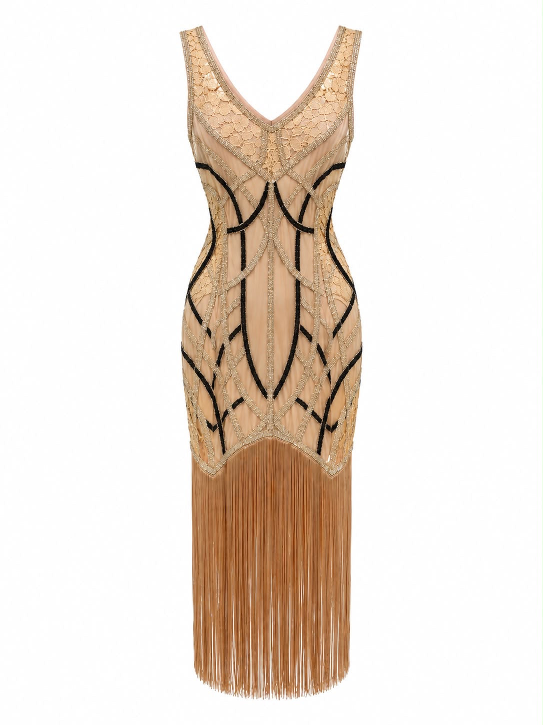Vestido Luxo de Festa com Bordado Pedraria