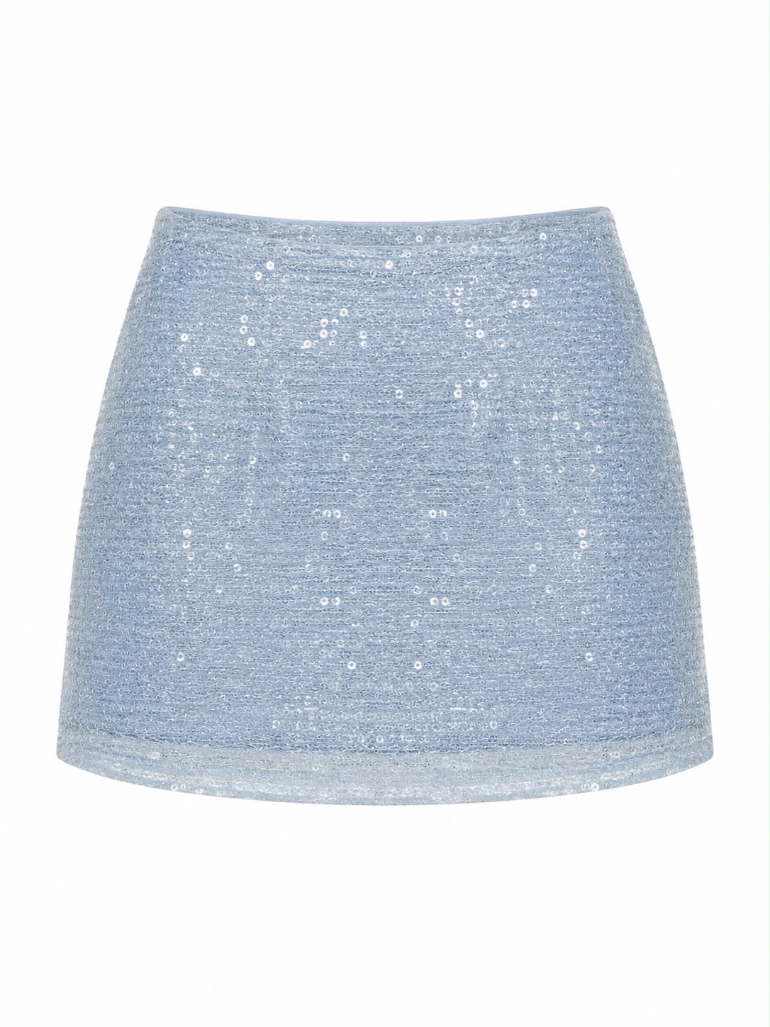 Saia Curta Aquamarine Paetê