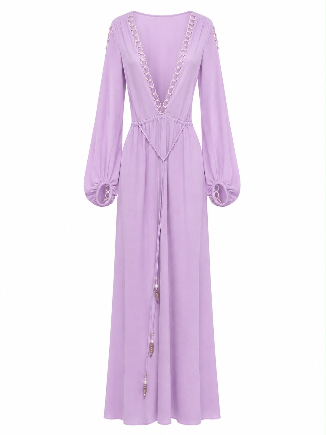 Vestido Longo Unity Seven com Detalhe