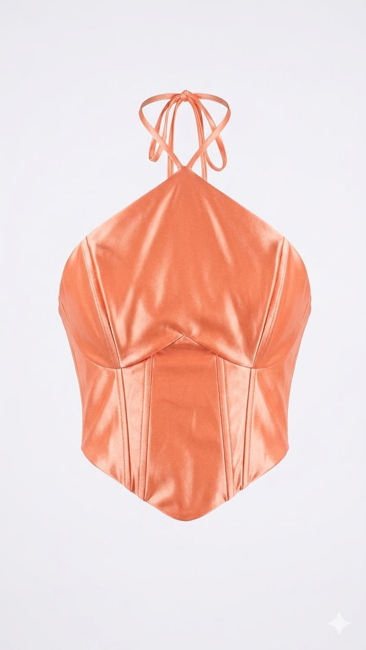 Cropped  Acetinado Barbatana