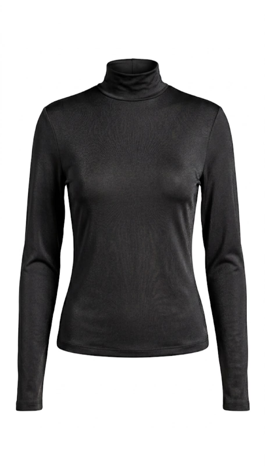 Blusa Manga Longa Malha Shine