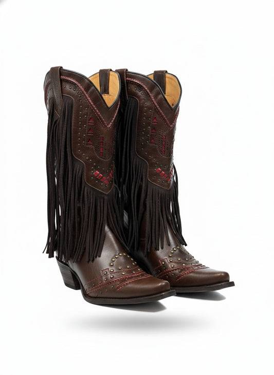 Bota boots Crazy Couro da Wanessa Lopez Concept, estilo robusto de couro com detalhes modernos, vista lateral.