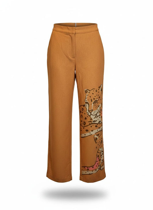 Calça Longa Pantalona Onça