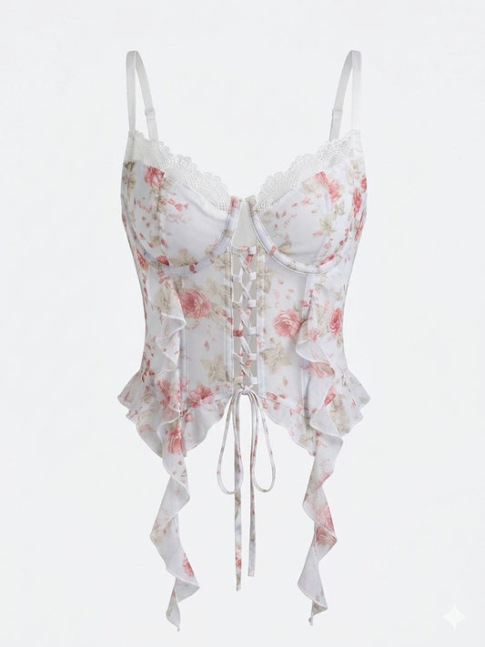 Corset Carvelo Em Renda
