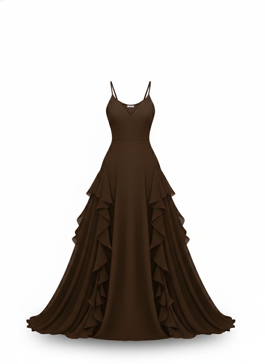 Vestido Longo Chiffon