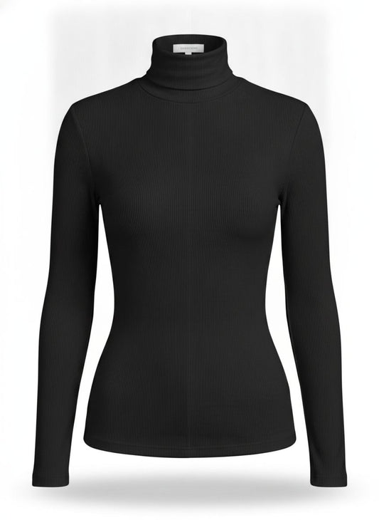 Blusa Gola Alta Manga Longa