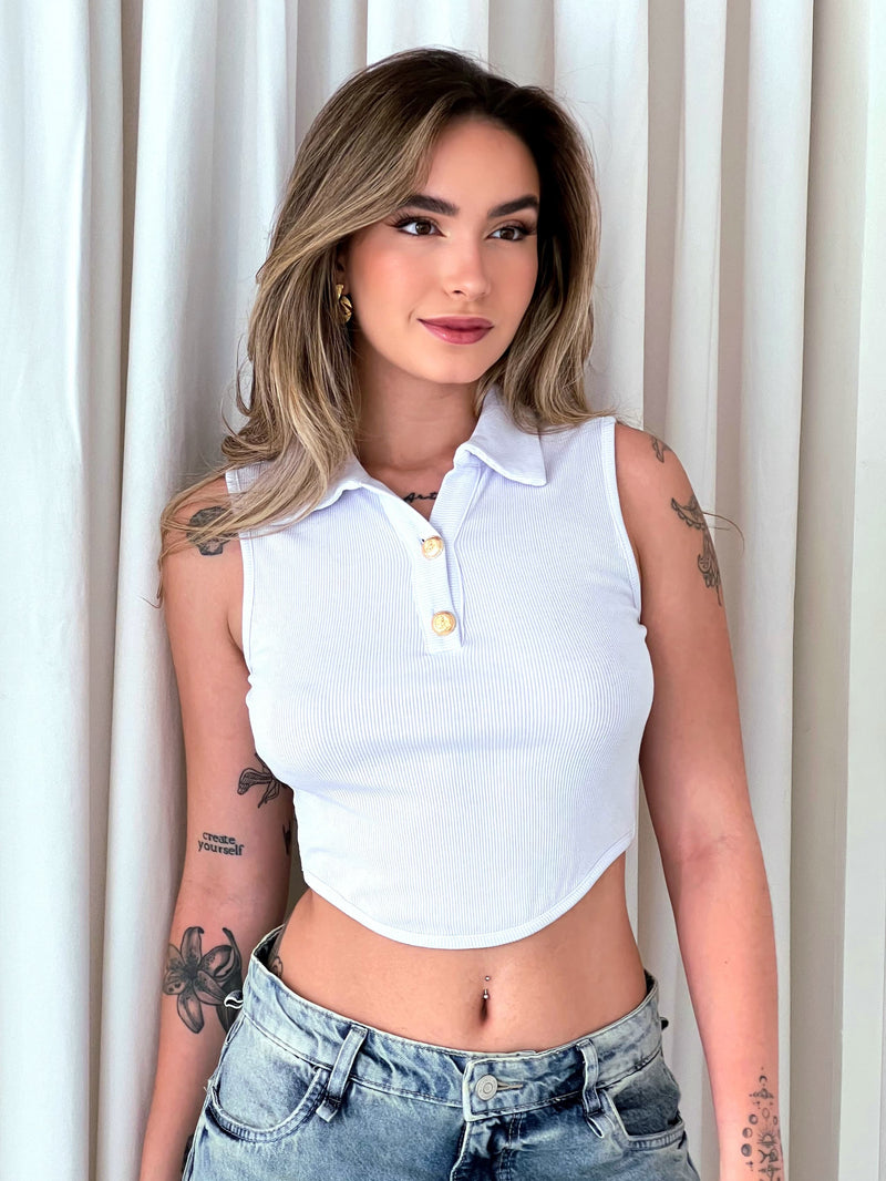 Blusa Cropped Lisa Charry
