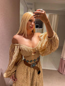 Vestido Laise Arte Vulcanica