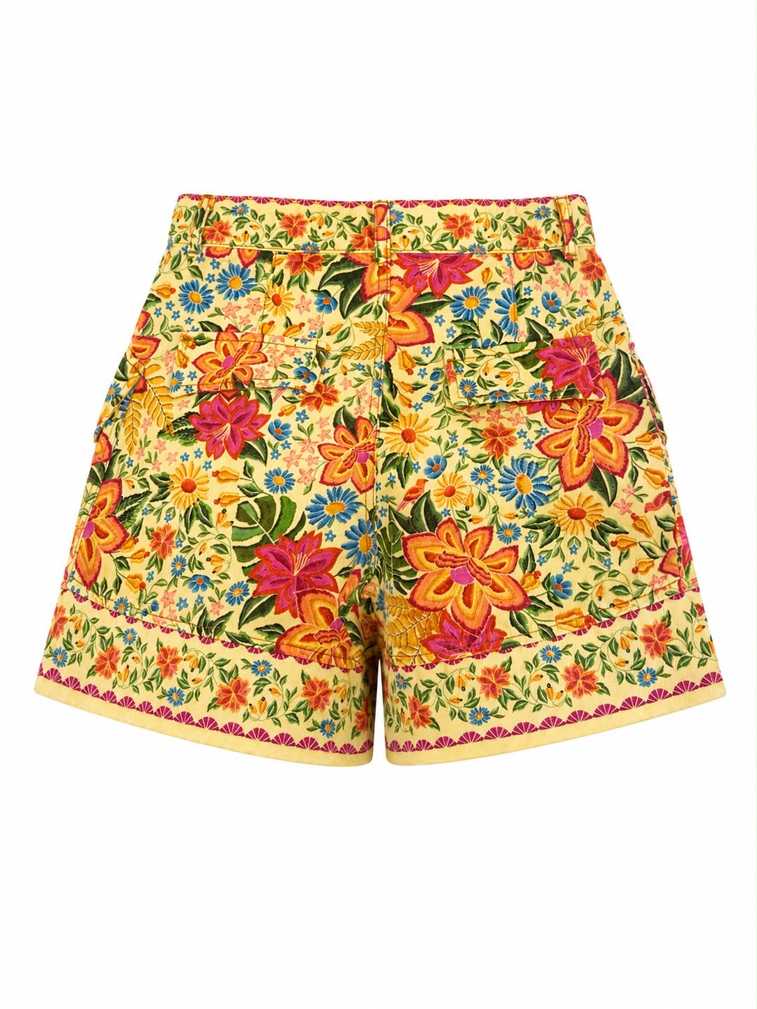 Short Jeans Delicadeza em Flor Estampado