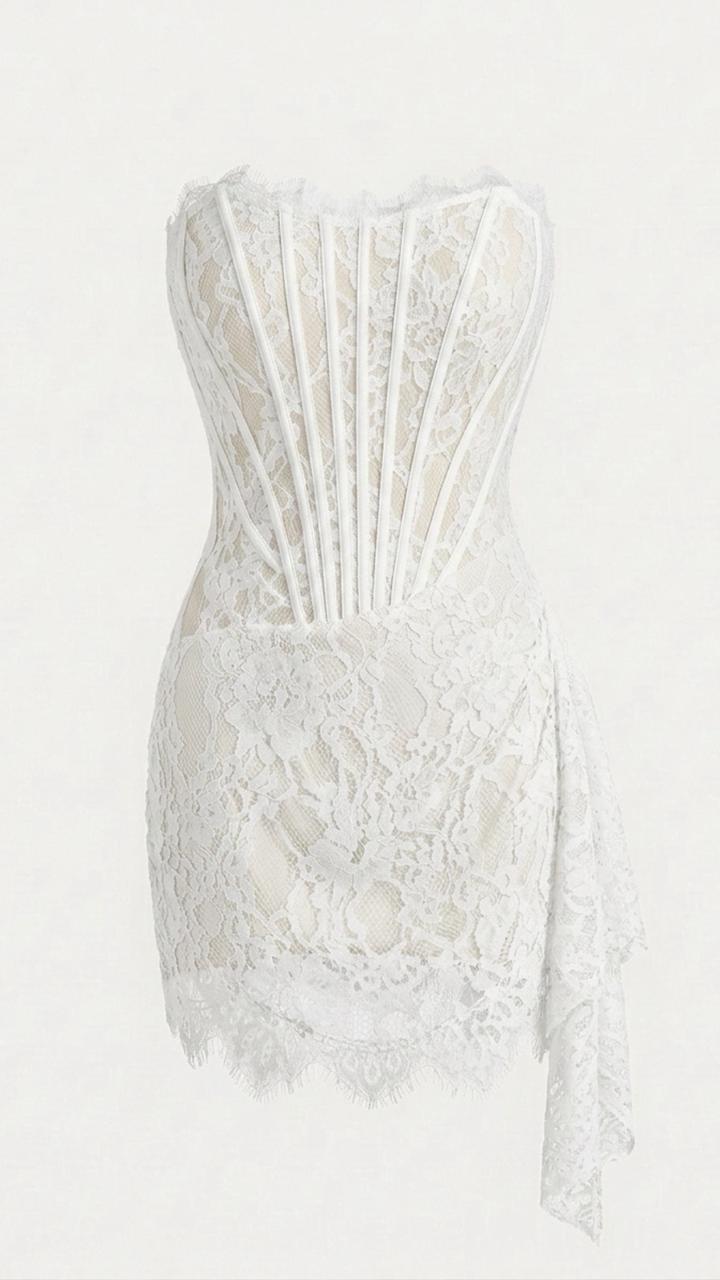 Vestido Lace Drape