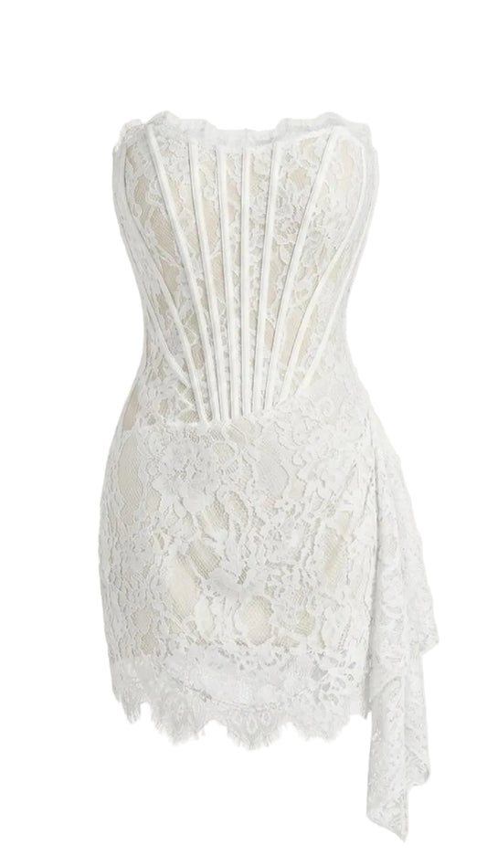 Vestido Lace Drape