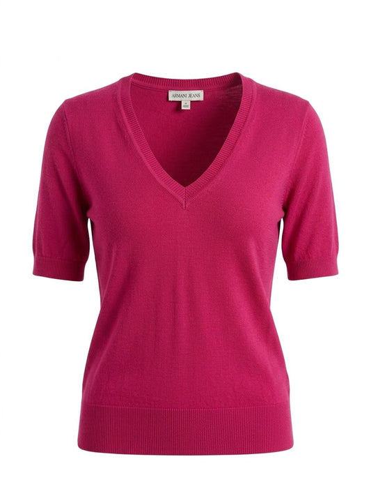 Blusa Tricot Gola V
