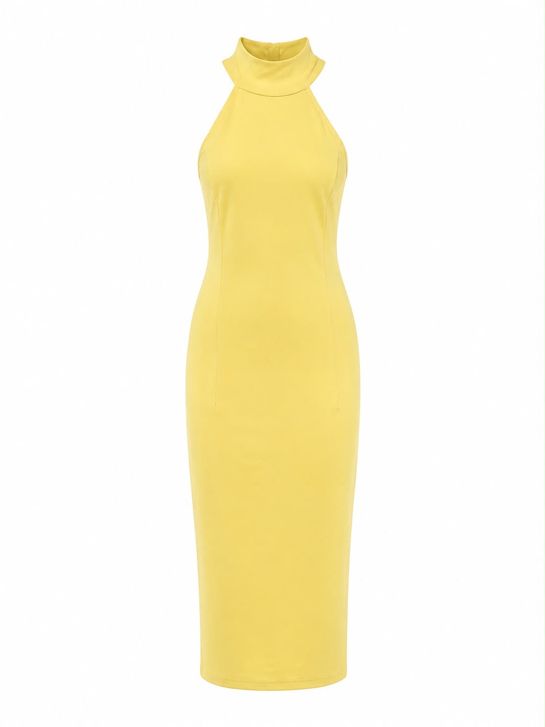 Vestido Justo ao Corpo com Recortes