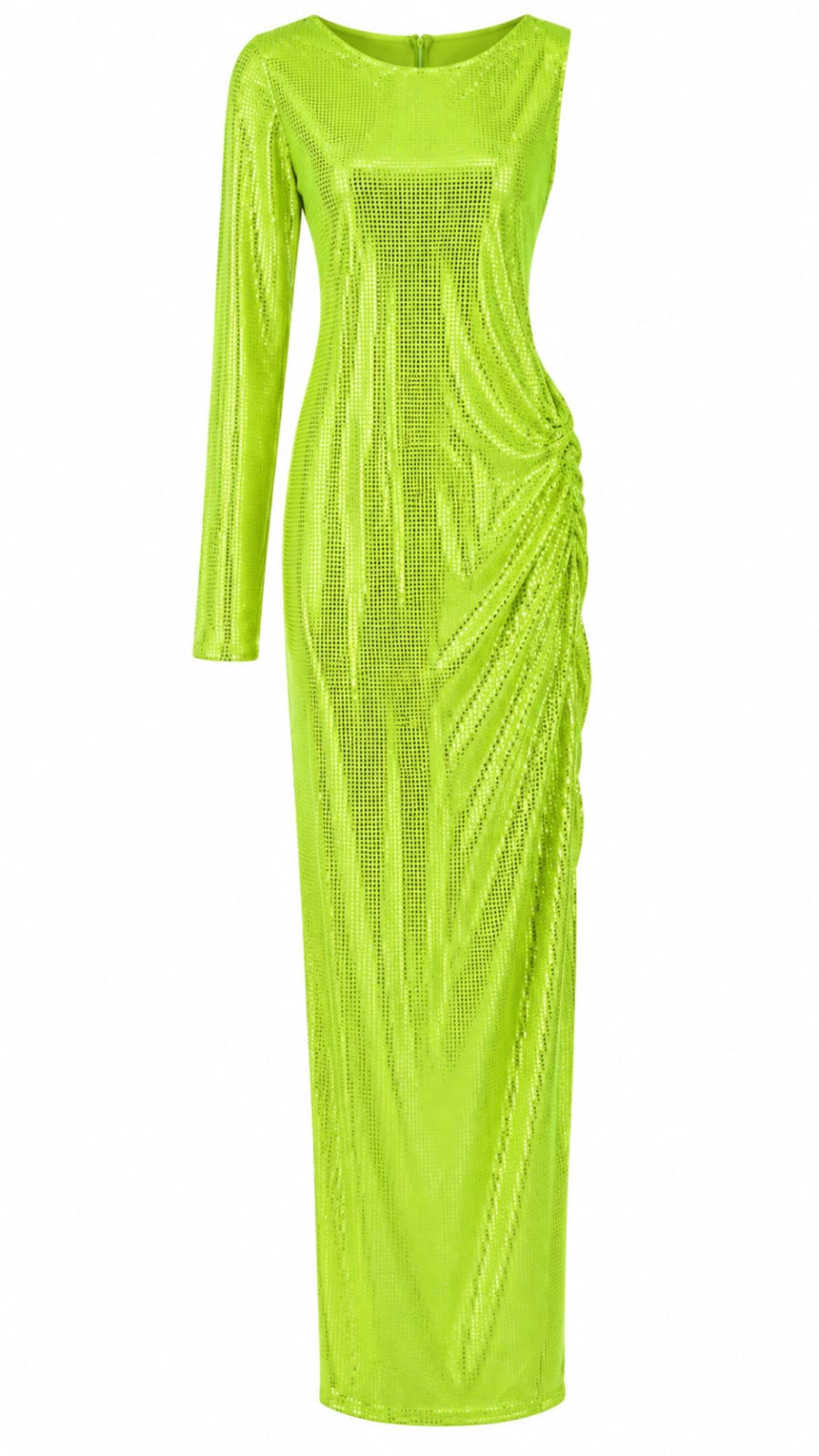 Vestido Longo Brilho Nula Manga