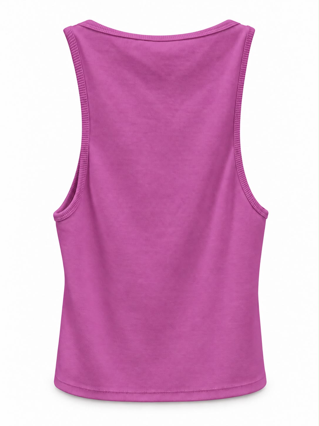 Regata cropped Lopz, blusa feminina de modelagem curta vista de frente
