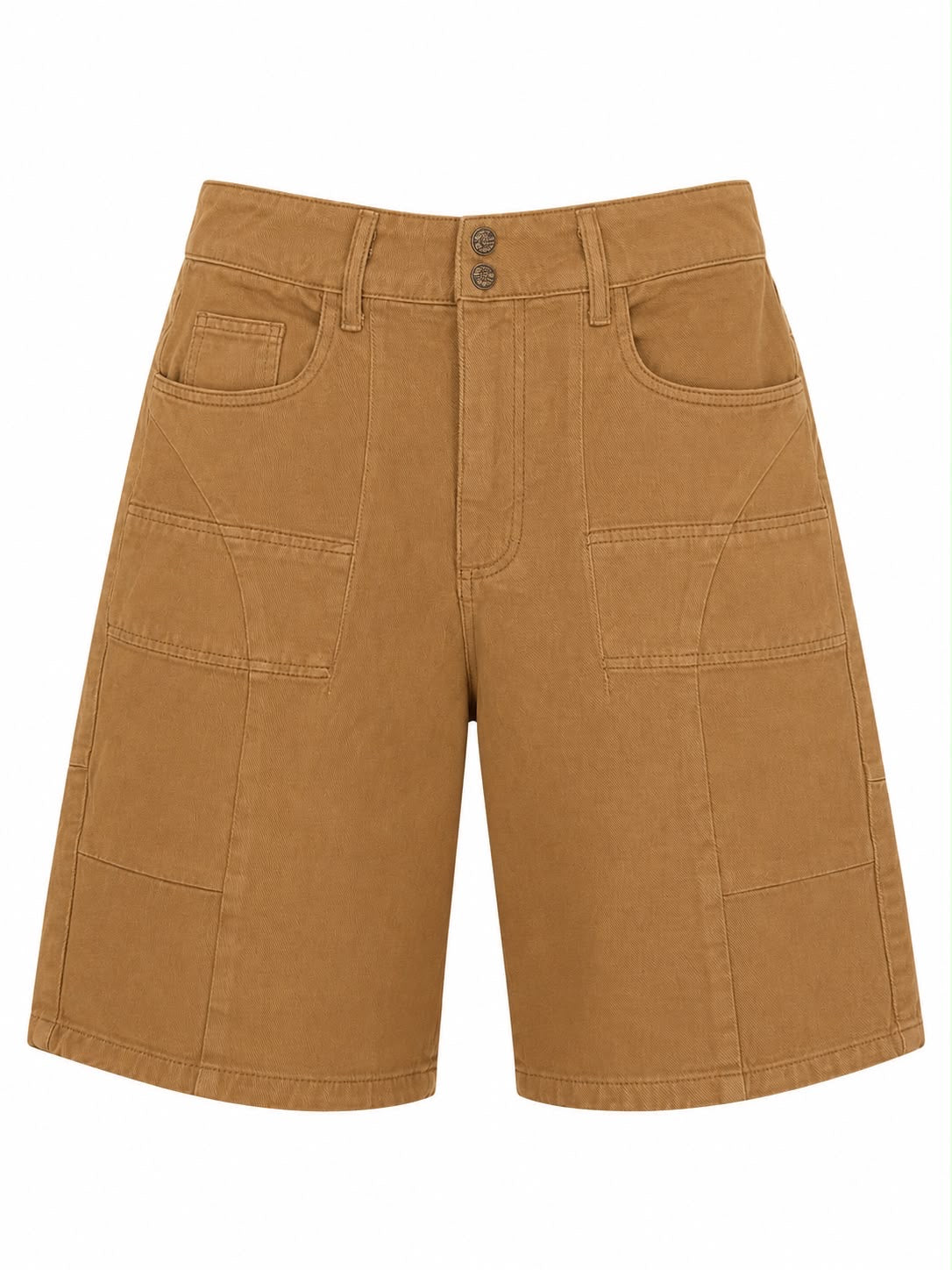Short Sarja Recortes Bolso