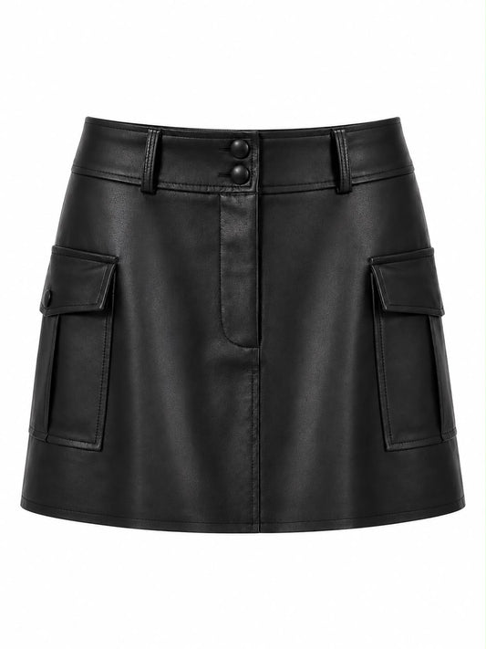 Saia Sharly com Bolsos Laterais