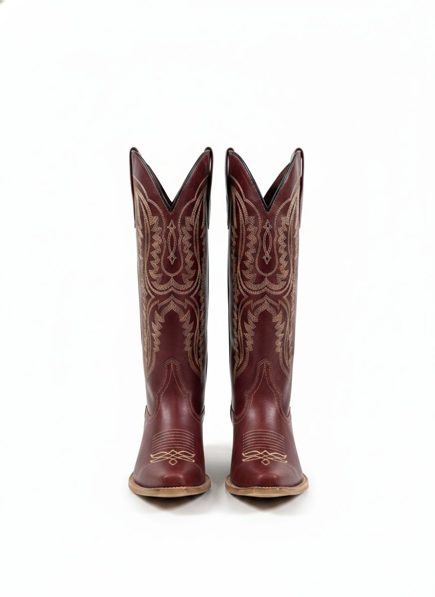 Bota branca de couro Wanessa Lopez Concept, modelo Dune, com acabamento elegante e sola confortável, vista frontal.