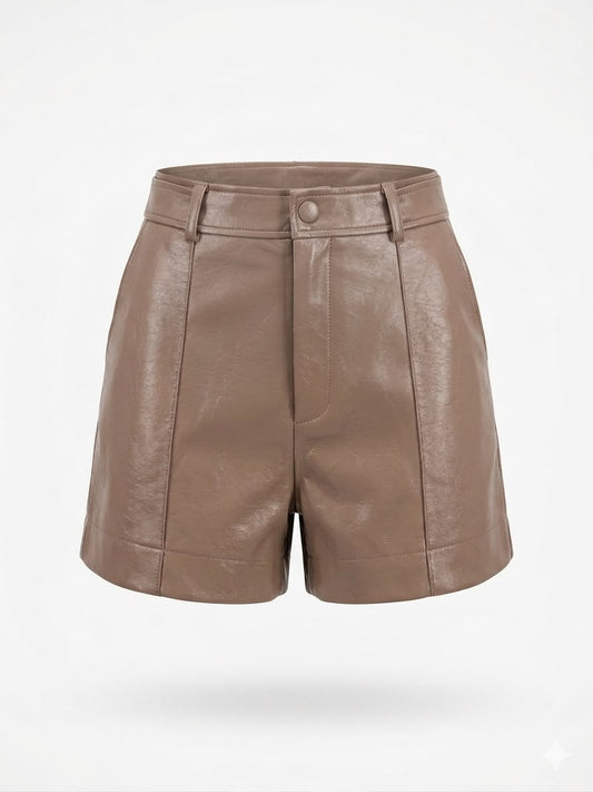 Short Couro Eco Forrado