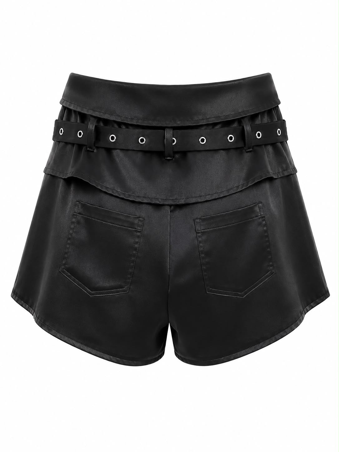 Short Com Cinto em Ilhós Punk