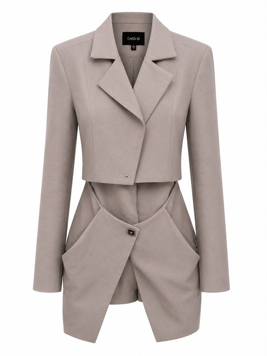 Conjunto Blazer Cut Out com Saia