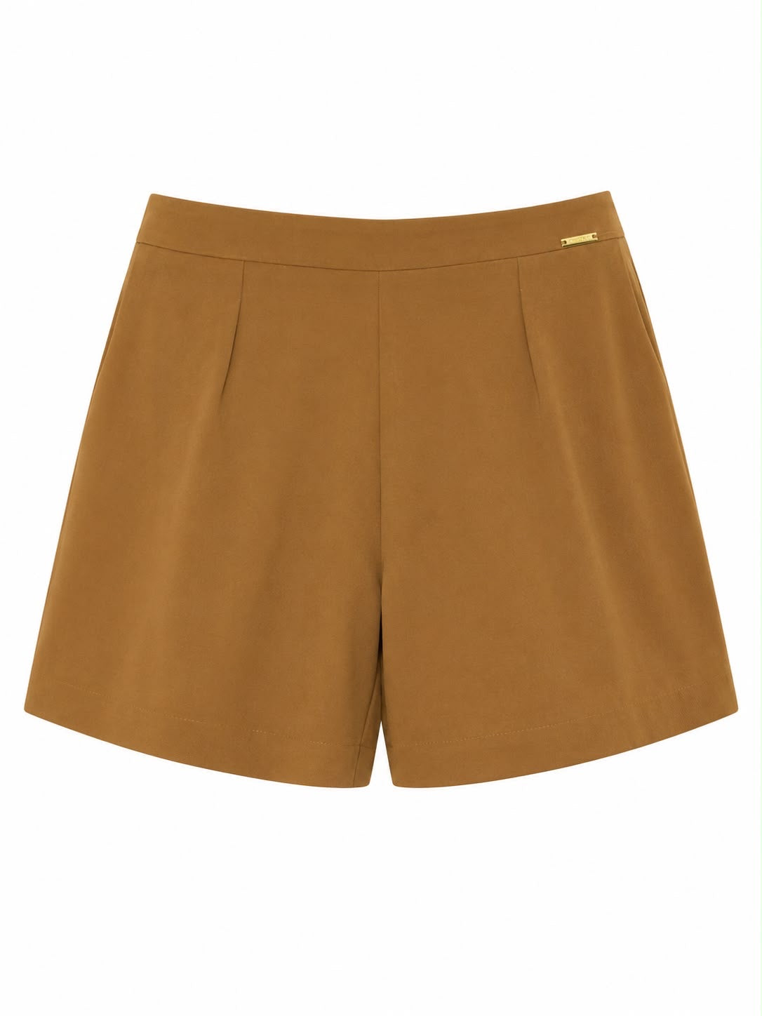Short Saia Detalhes em Dourado