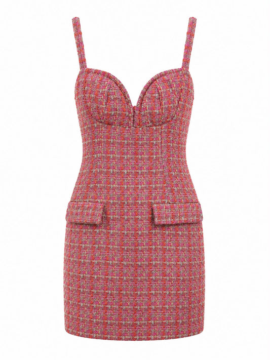 Vestido Curto Aurora Tweed