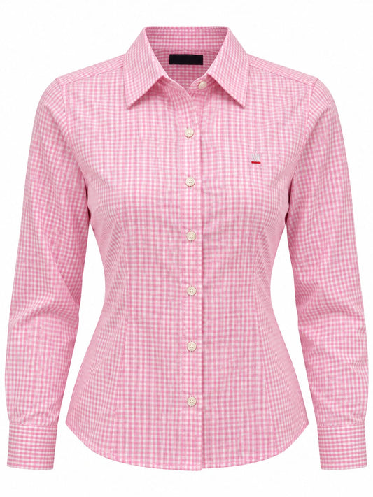 Camisa Vichy Rose