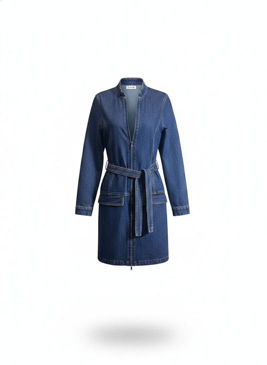Vestido Mini Damyller C/ Ziper