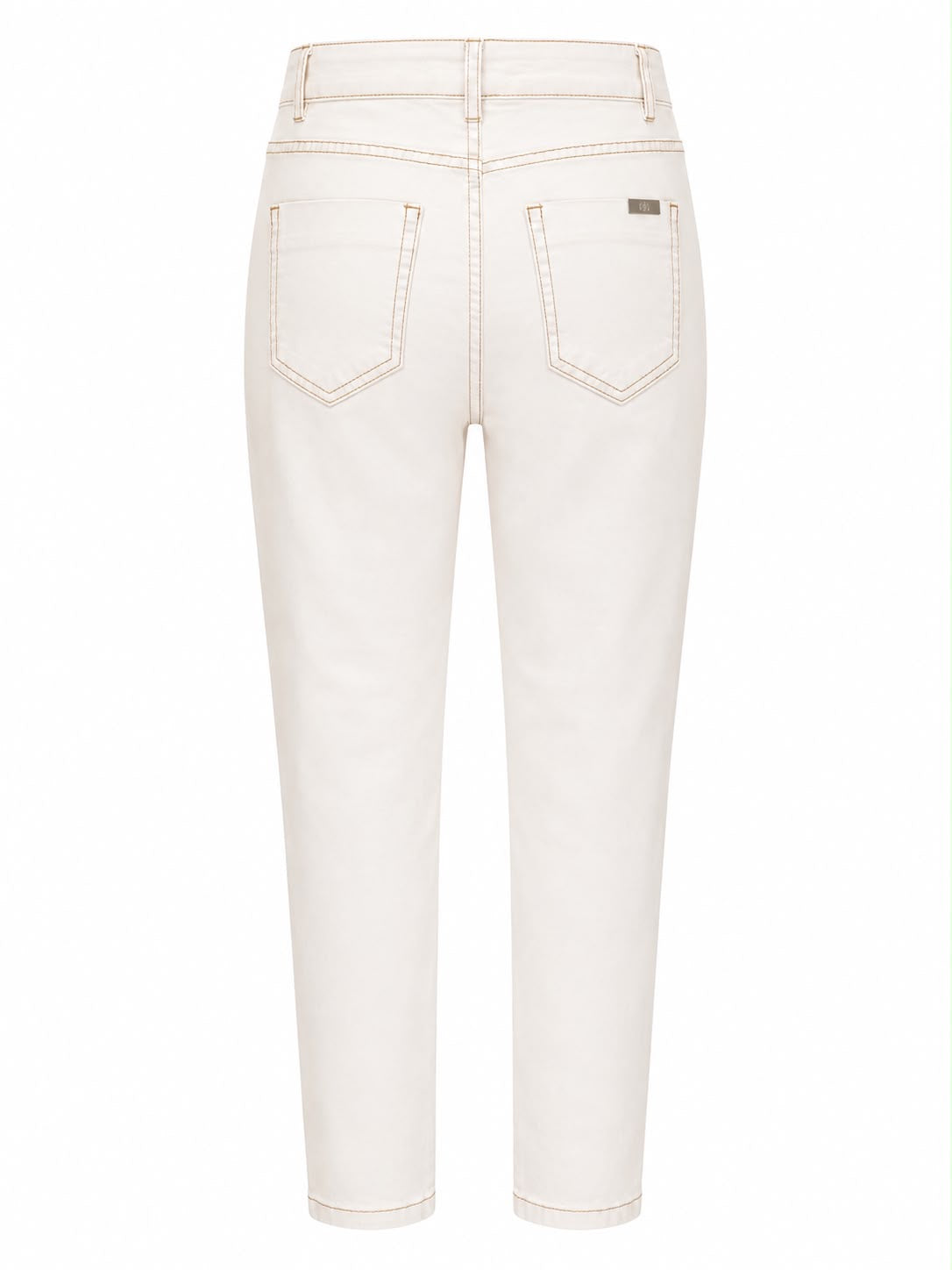 Calça Sarja B Fly com Pesponto Bege